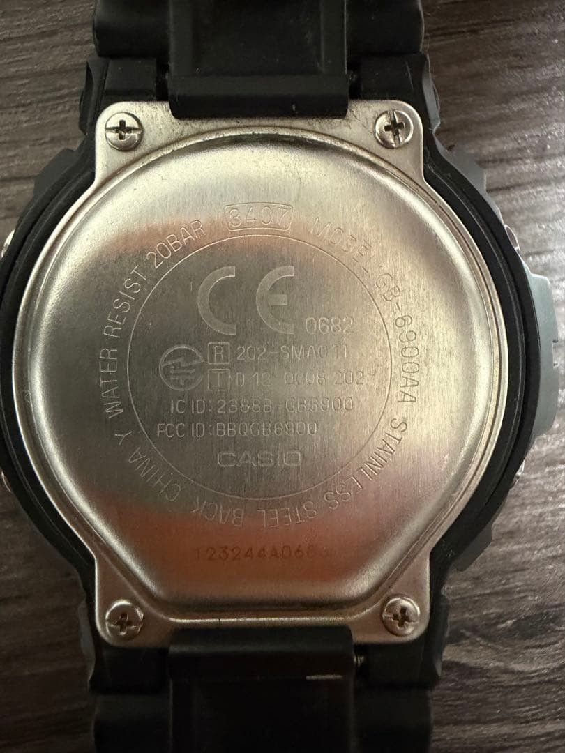 G-SHOCK GBD-200 Bluetooth Black Used with Scratches G729