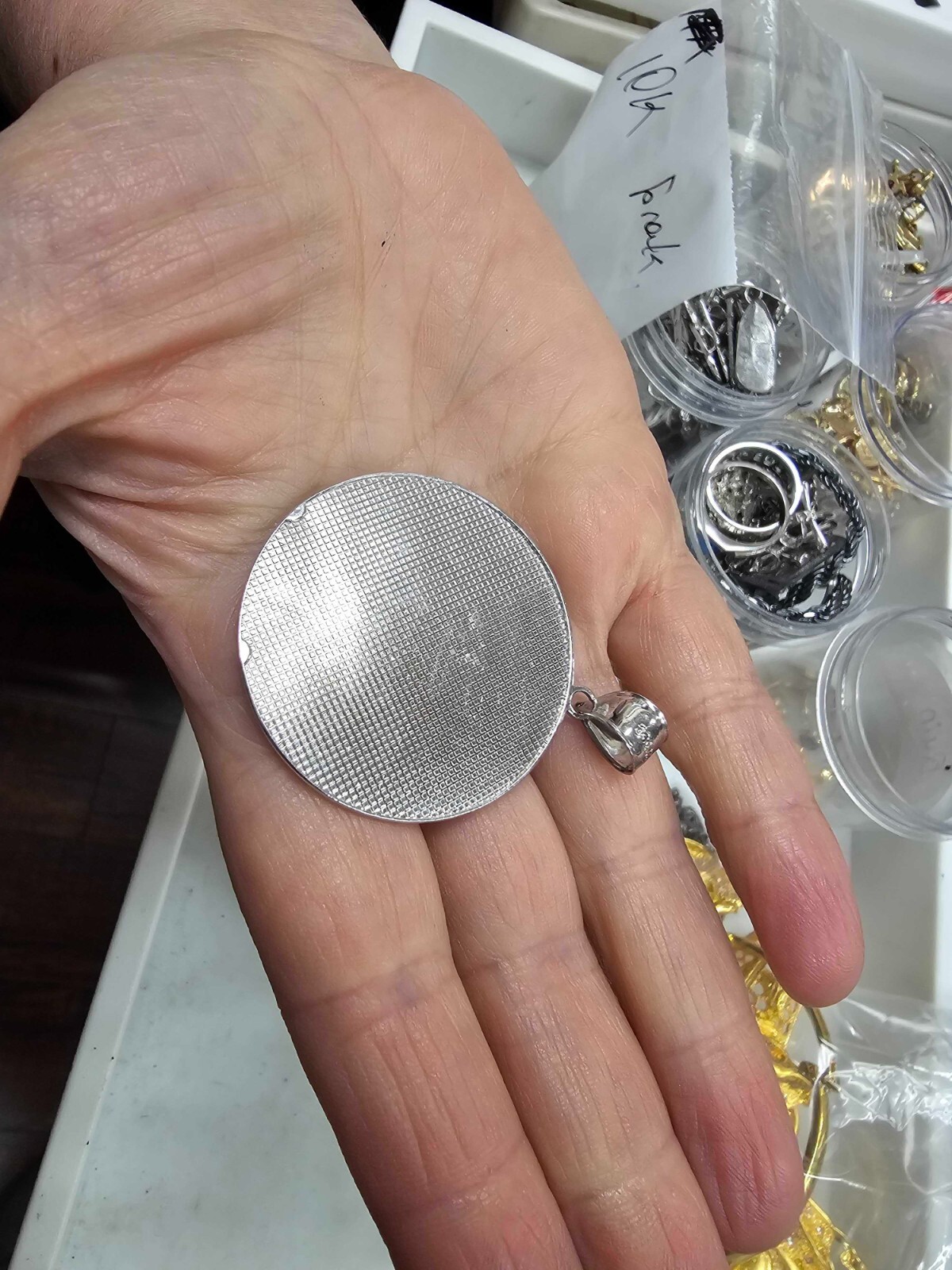 Sterling Silver Aztec Mayan Sun Calendar Pendant (S/M/L)
