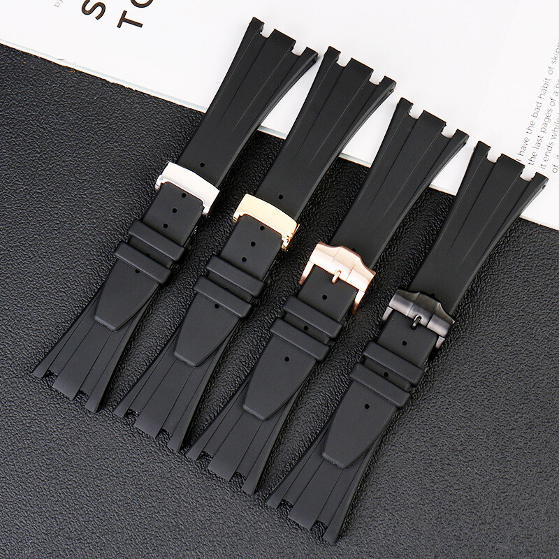 27mm AP Rubber Band for Audemars Piguet Royal Oak Offshore 42mm 15400 Strap