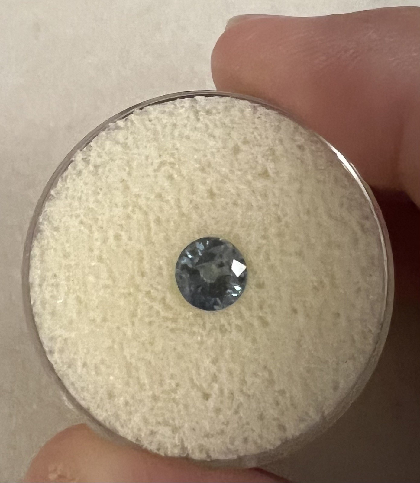 Blue Sapphire Gemstone 0.82ct 54mm Round Loose Stone