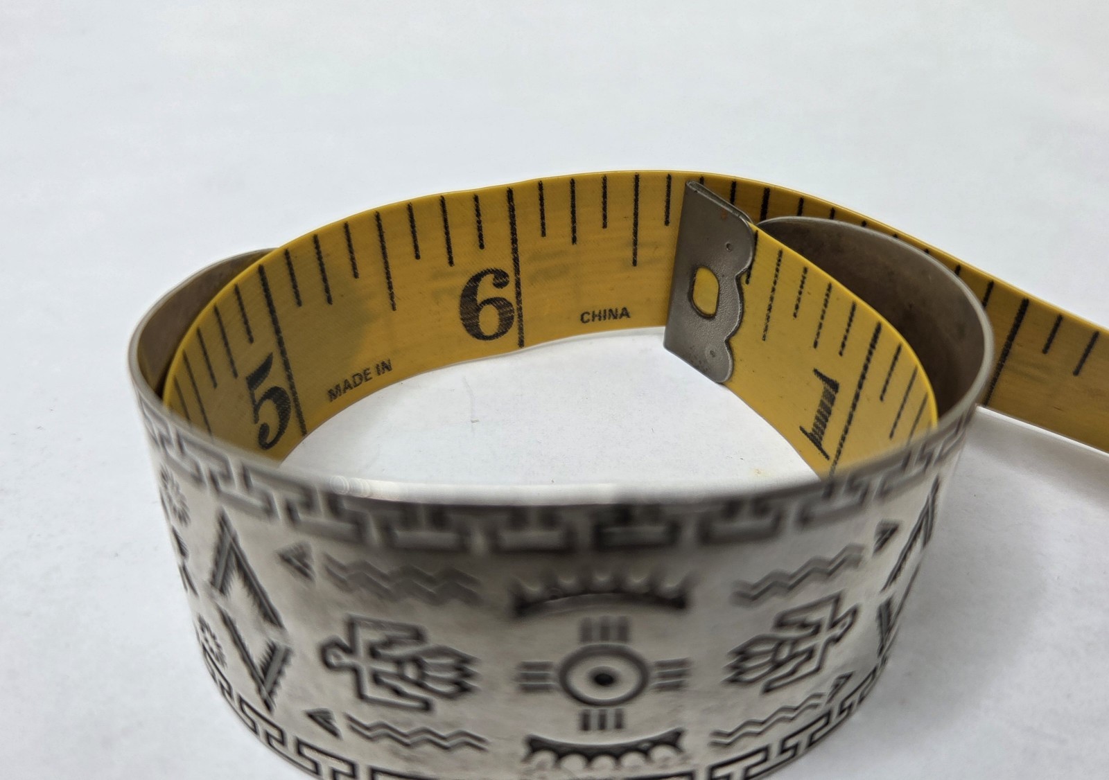 Vintage Southwest American Stamped Sterling Silver Cuff Bracelet Fred Harvey Era