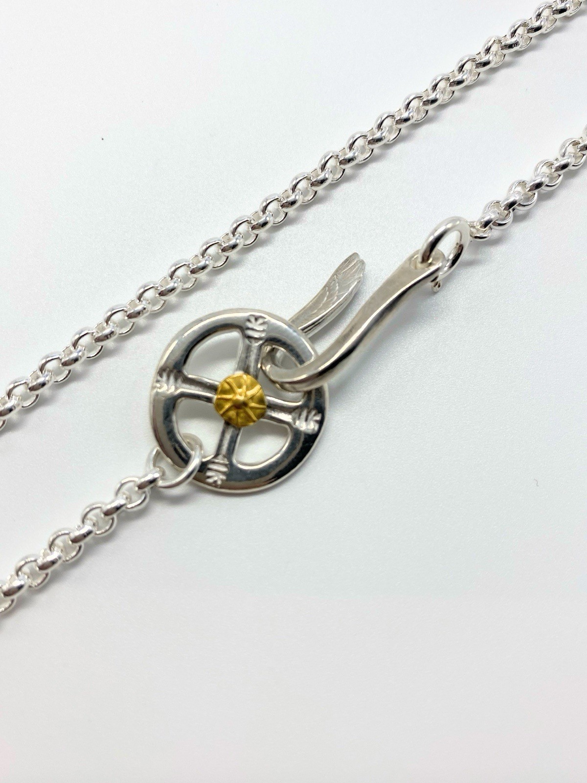 Takashi Murata STUDIO T &Y necklace with 24K