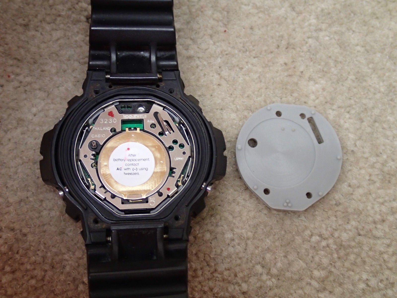 Casio DW-6900 G-Shock 3230 Watch Works but Has Issue
