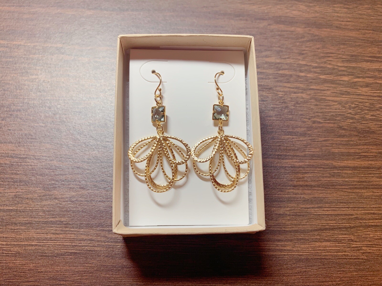 Handmade Multi Choose Korean Style Earrings With Glass Or Pearl (14KT Gold Hook)