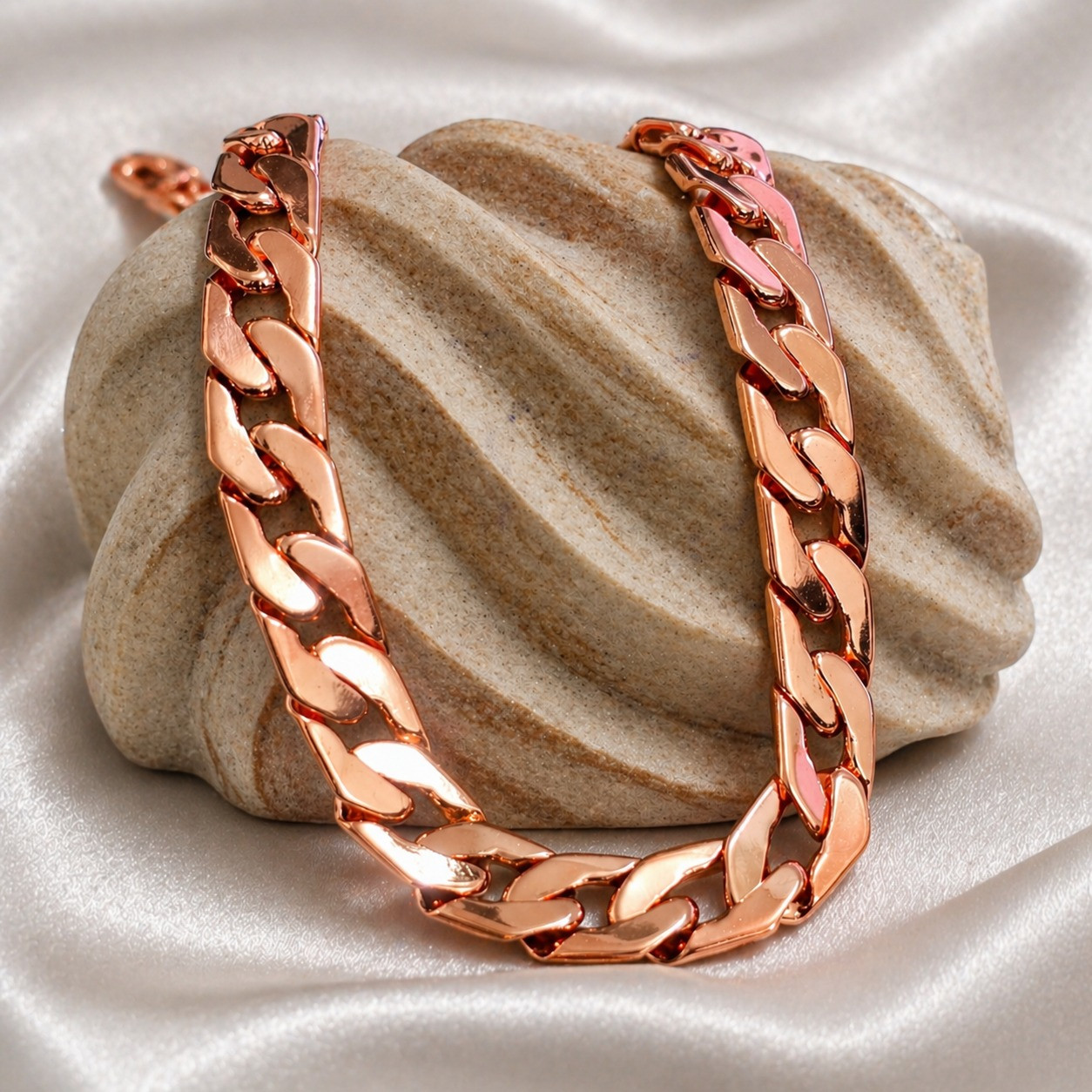 100 Pure Pure Copper Chain necklace Copper Curb Chain Solid Copper jewelry