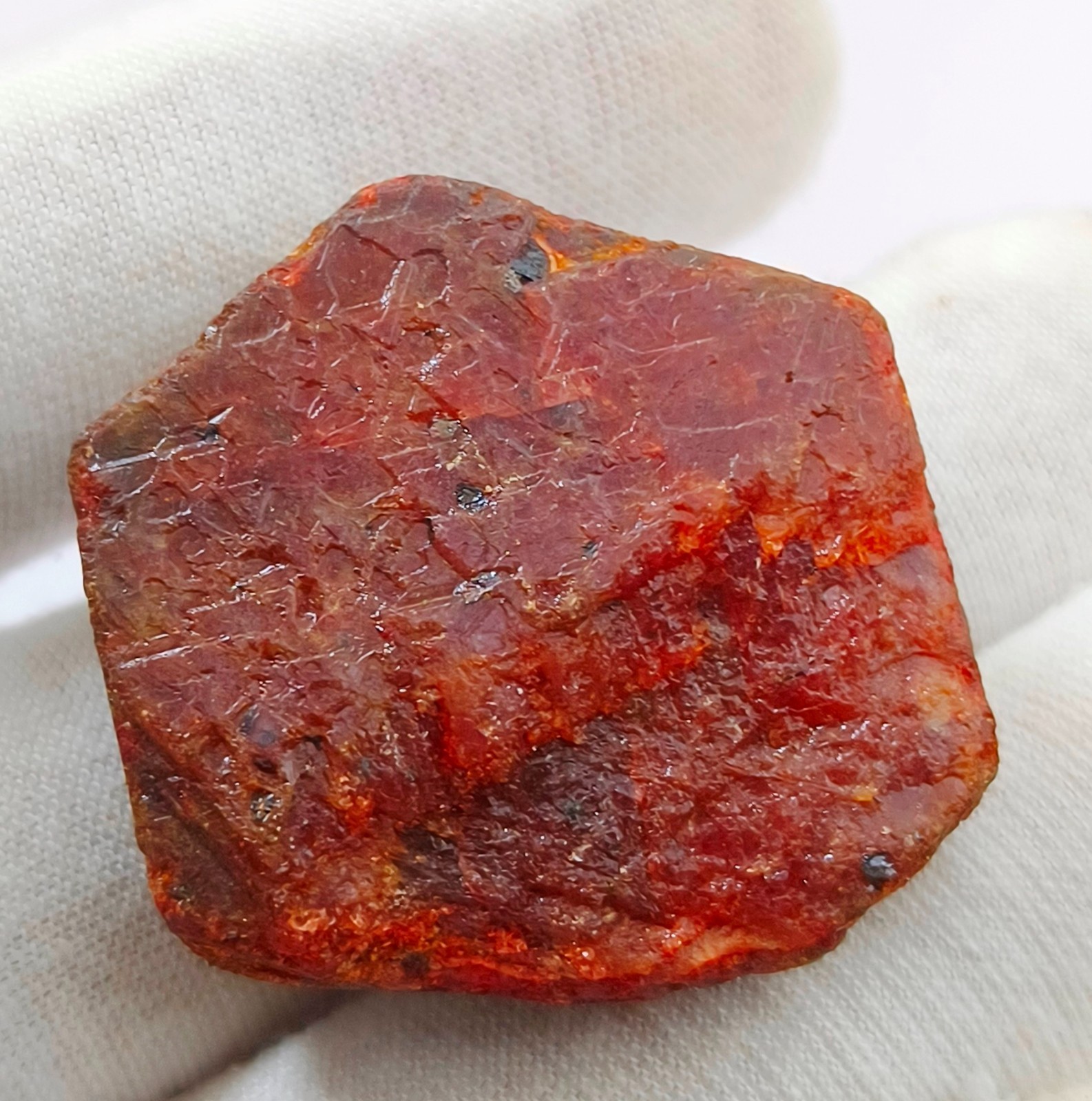Natural Orange Sapphire Untreated Raw Rough Loose Gemstone R55