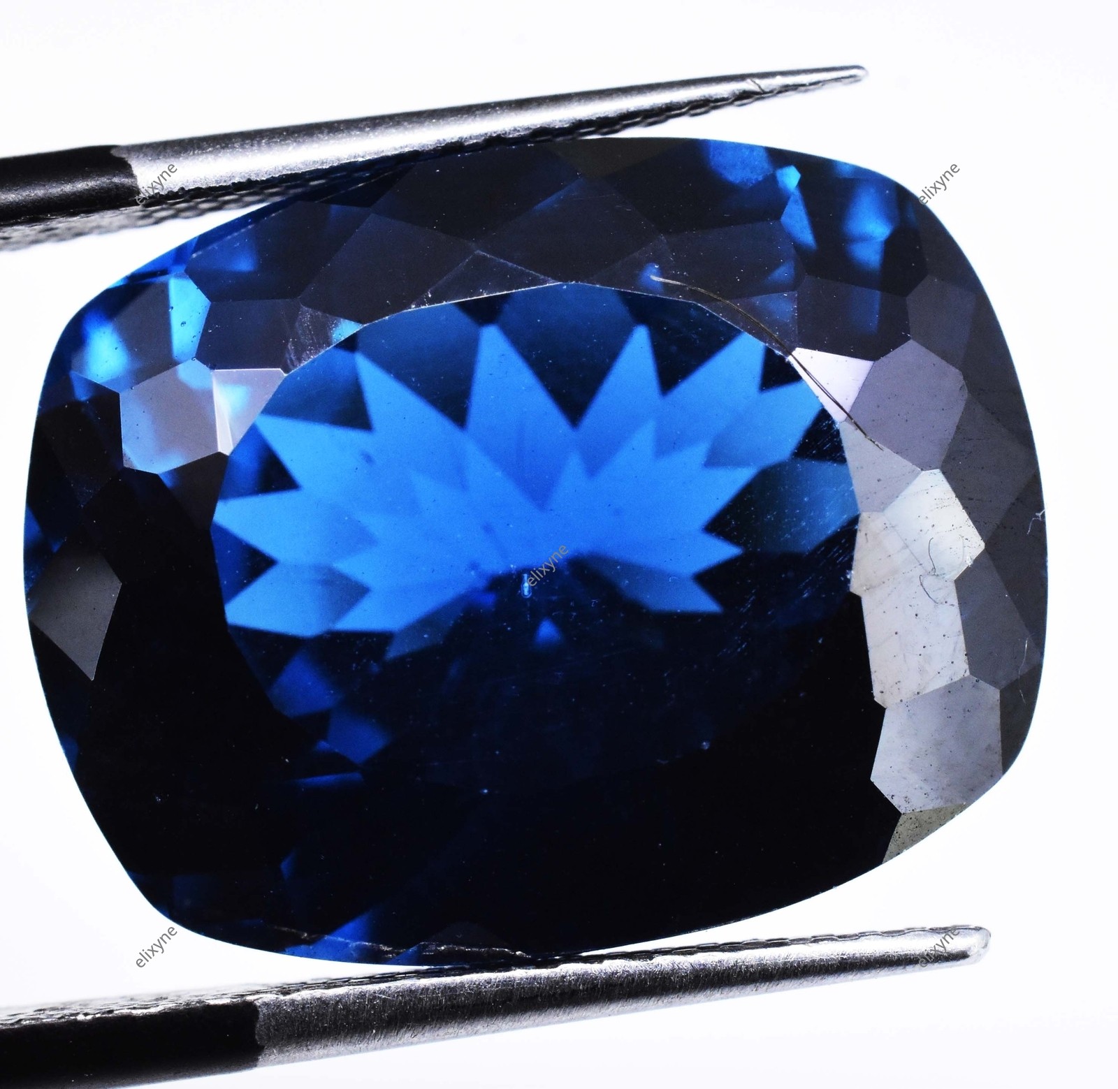 D’ Block Natural Tanzanite 21.25 Ct Blue Cushion Cut Certified Loose Gemstone