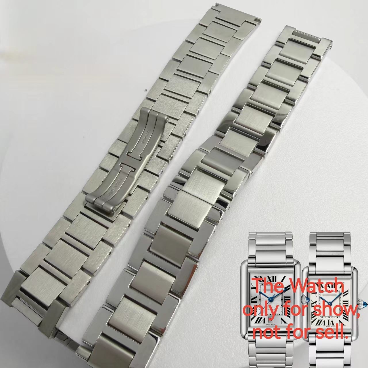 316L stainless steel strap 16/19/23mm watch chain suitable for Tank Must-