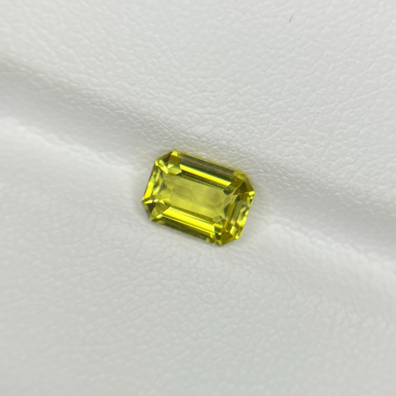 Natural 1.52Ct Yellow Chrysoberyl Emerald Cut | Sri Lanka | Loose Gemstone