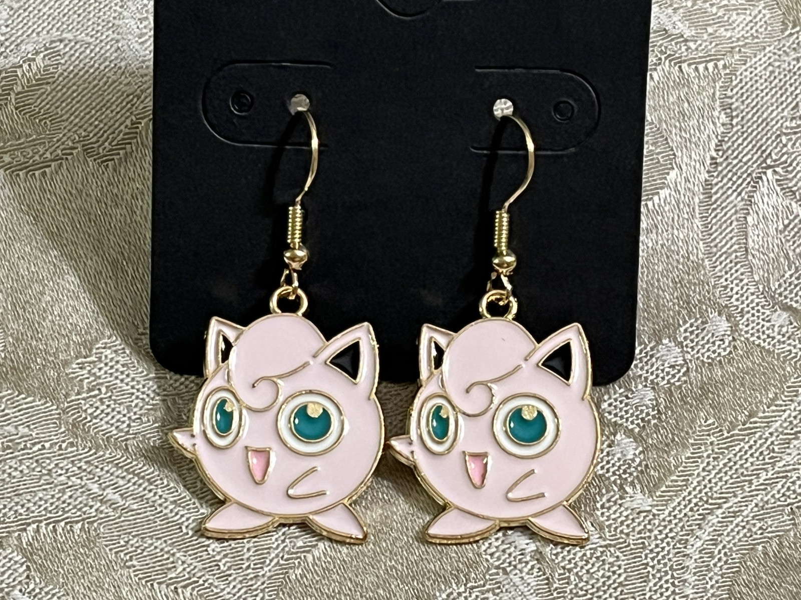 Japanese Anime Poke Cartoon Video Game Enamel Drop Dangle Adorable Earring Set