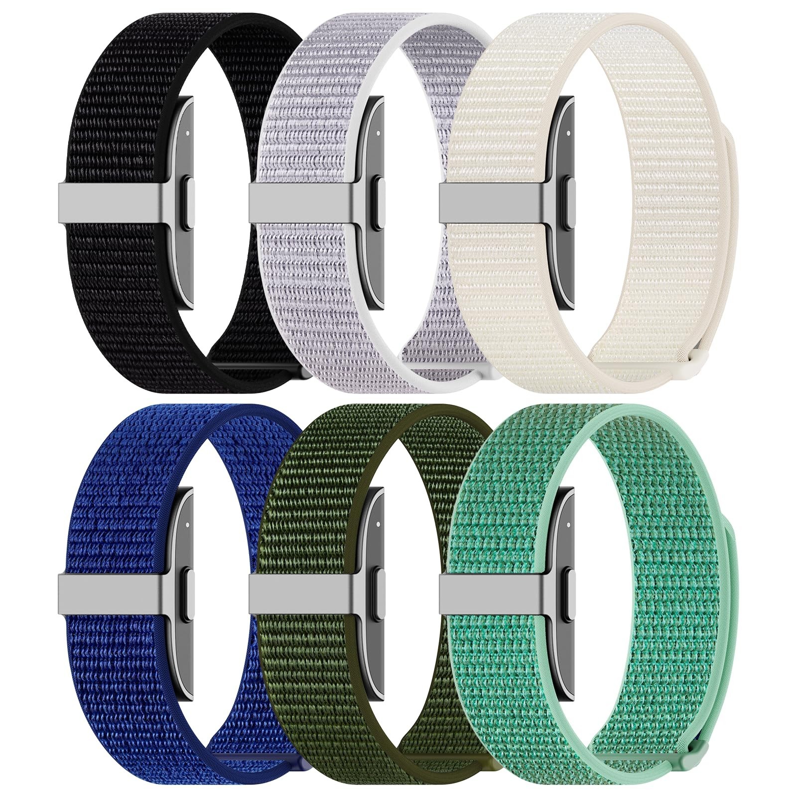 Nylon Loop Sport Replacement Strap for Fitness Tracker Band 1.0 – Adjustable & D