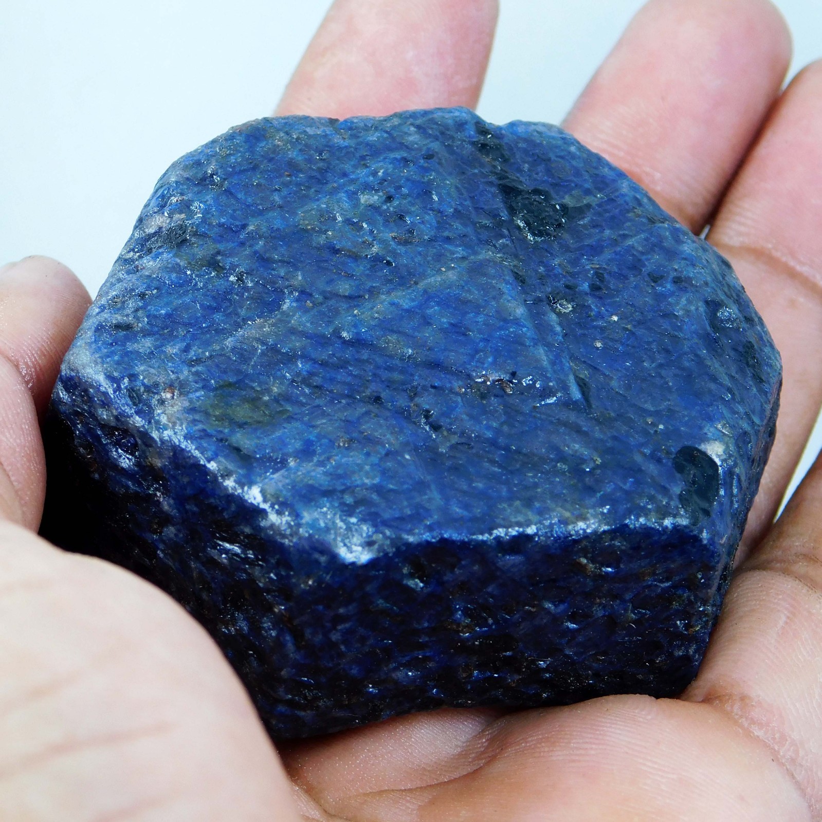 937 Ct Natural Unheated Blue Star Sapphire Specimen Rough Certified Gemstone