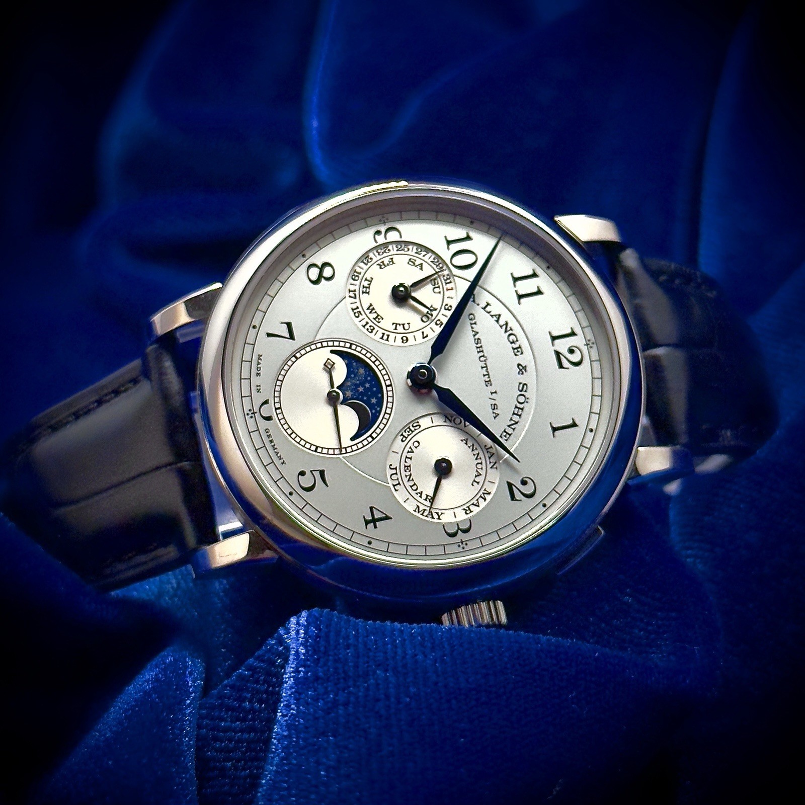 A. Lange & Sohne 1815 Annual Calendar 238.026 White Gold 40mm Box & Papers 2022