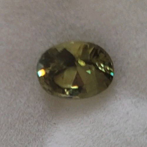 GIA Certified Demantoid Andradite Garnet 1.08cts Oval 6.90×5.48x 3.74mm Gemstone