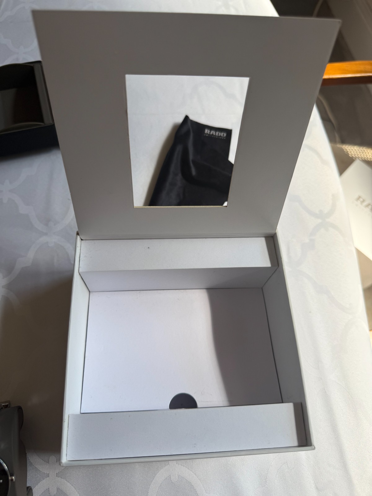 Rado Centrix Diamonds – Black Ceramic & Steel – R30929712 – Full Set – 38mm