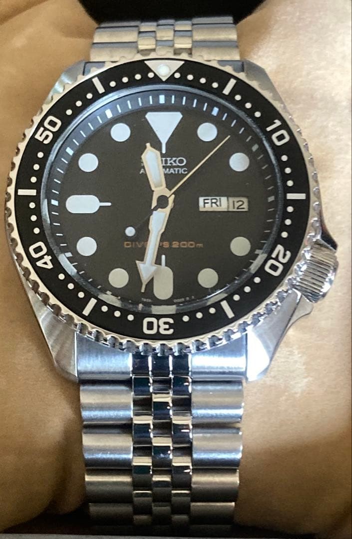 SEIKO Black Boy Diver 200m 7S26-0020 Automatic Watch Safe packing!