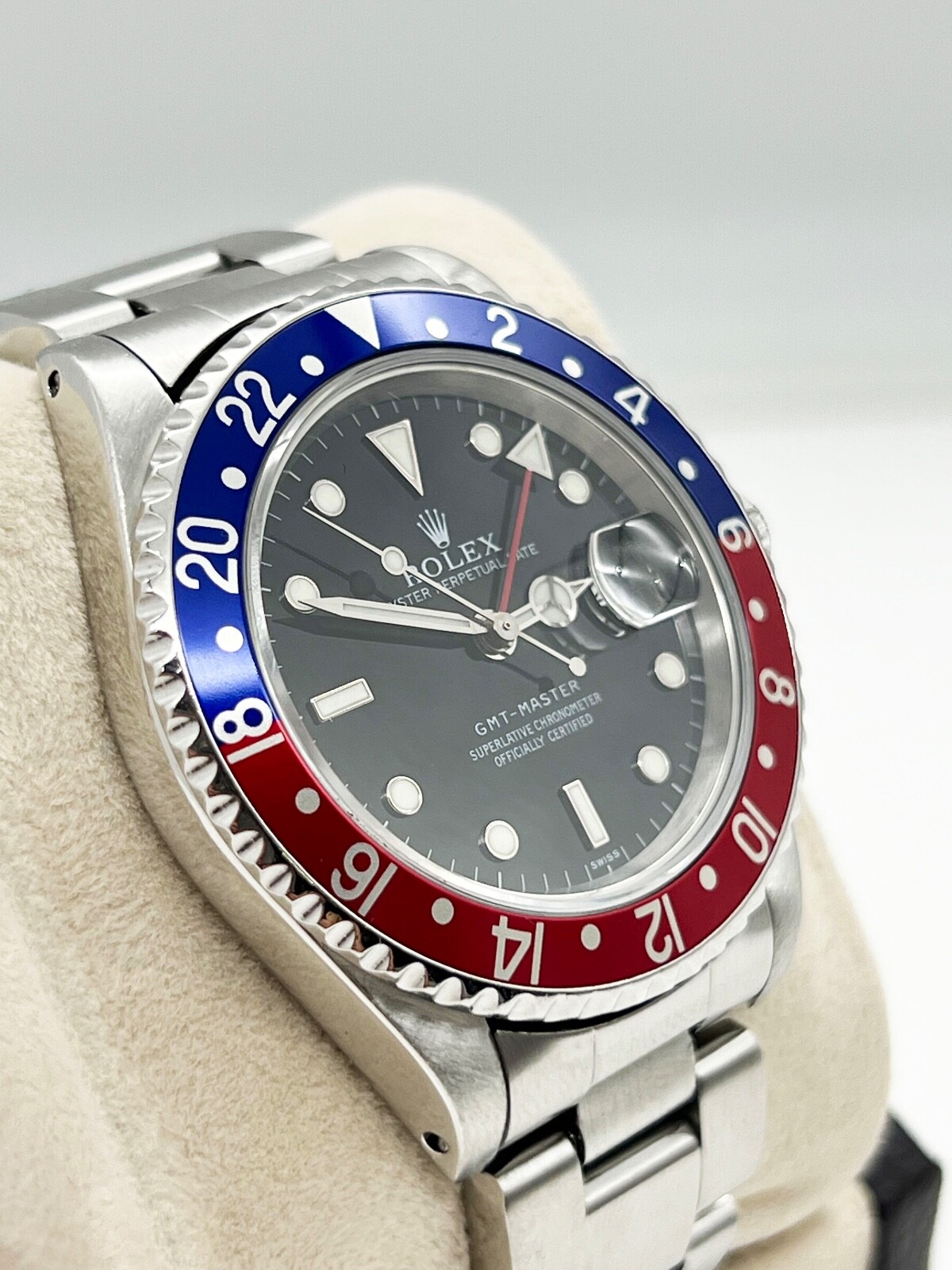 Rolex GMT Master Pepsi 16700 40mm Red Blue Bezel Stainless Steel