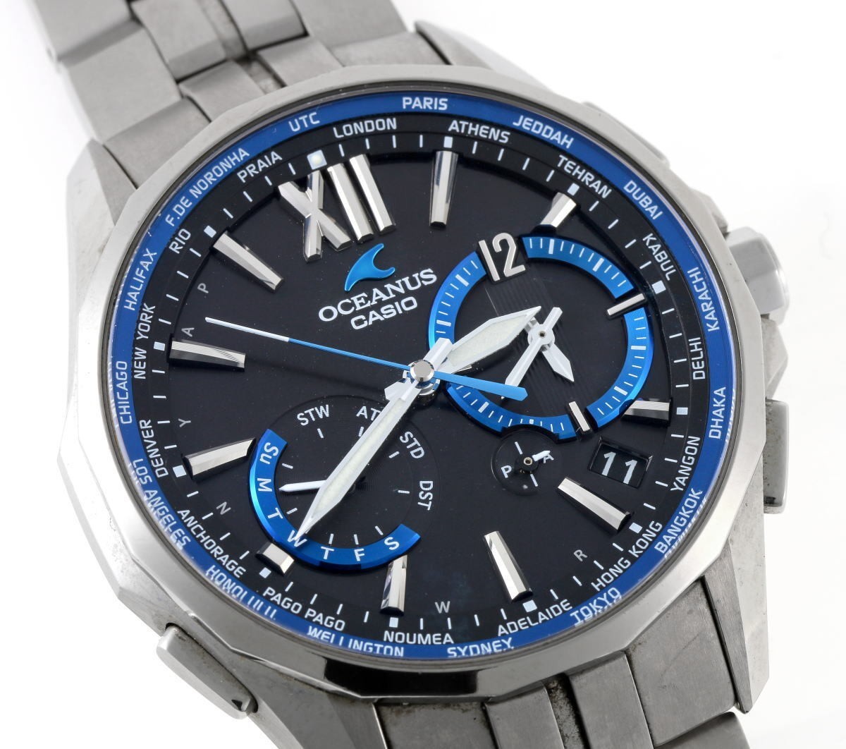 CASIO Oceanus Manta Tough Solar OCW-S3400-1AJF Black Working
