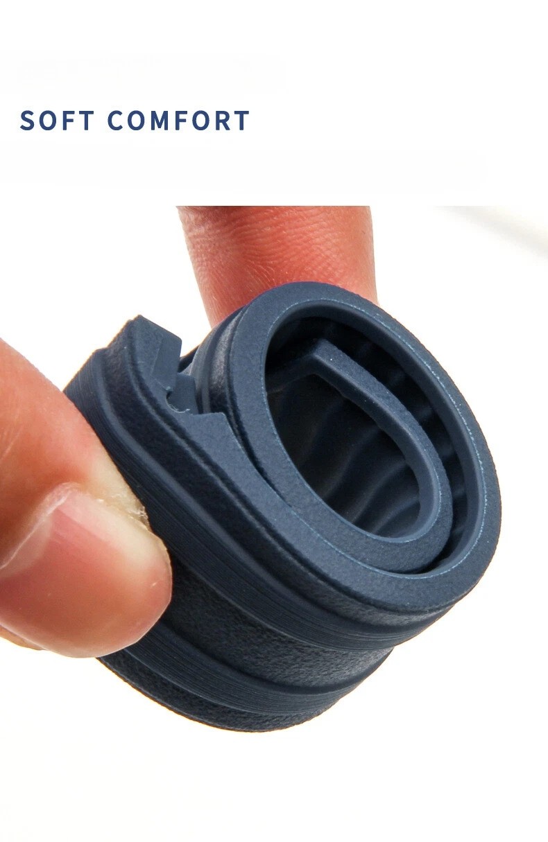 Premium Waterproof Rubber Silicone Watch Band Strap Curved End for O.mega 20mm