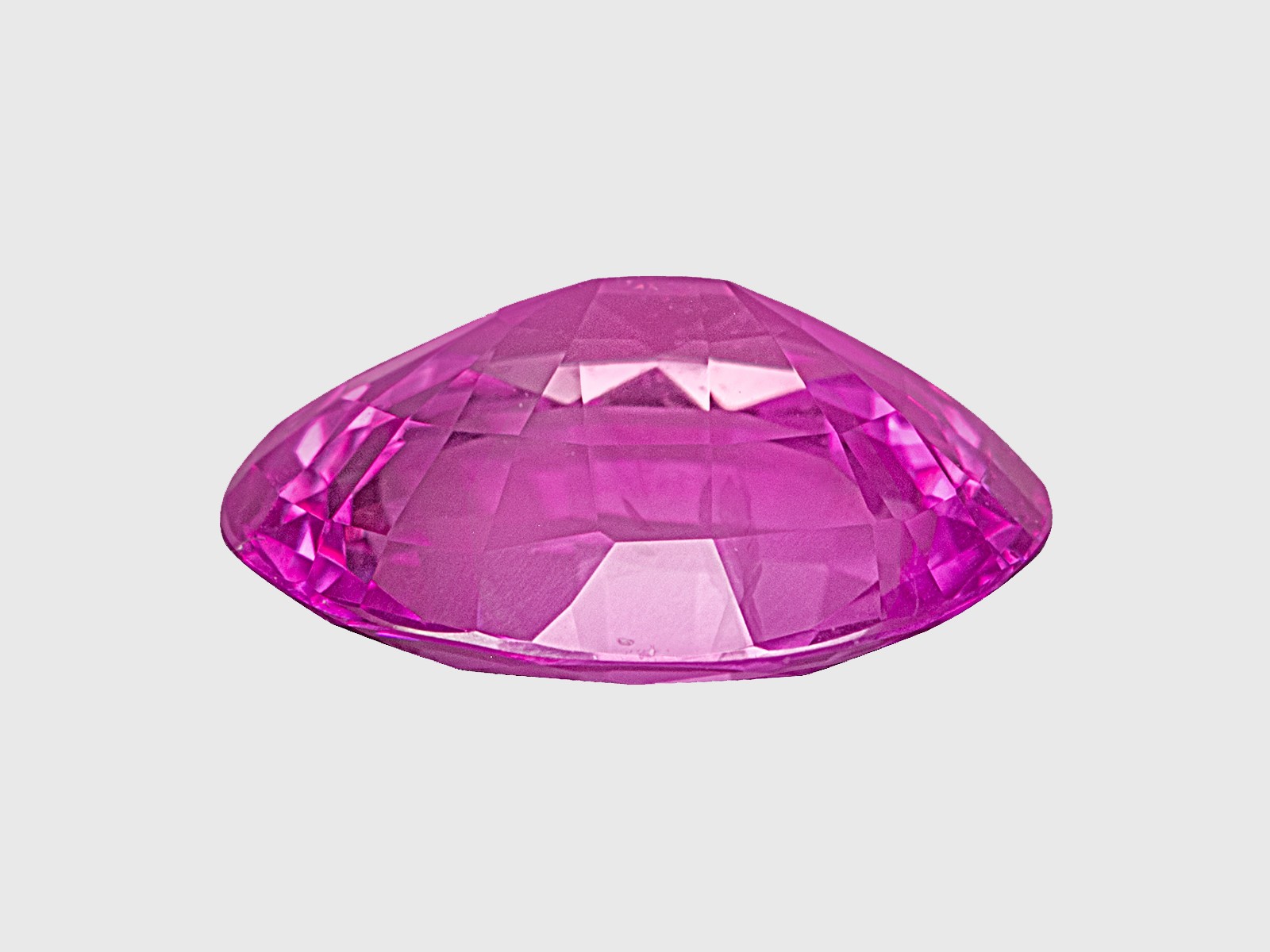 MADAGASCAR Sapphire 1.96 Ct. Natural Untreated PURPLISH PINK Oval NEAR EYE-CLEAN