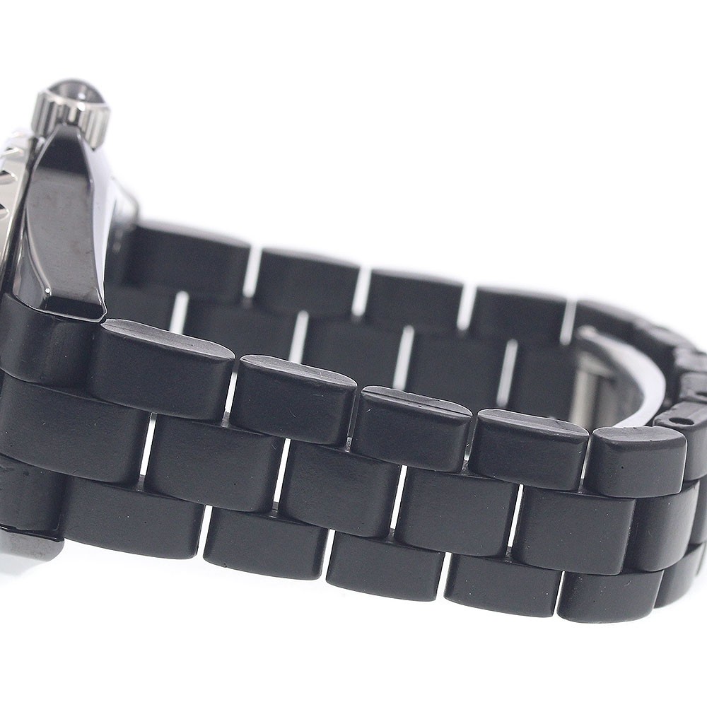 CHANEL J12 H0681 Black ceramic date black Dial Quartz Ladies Watch_946665