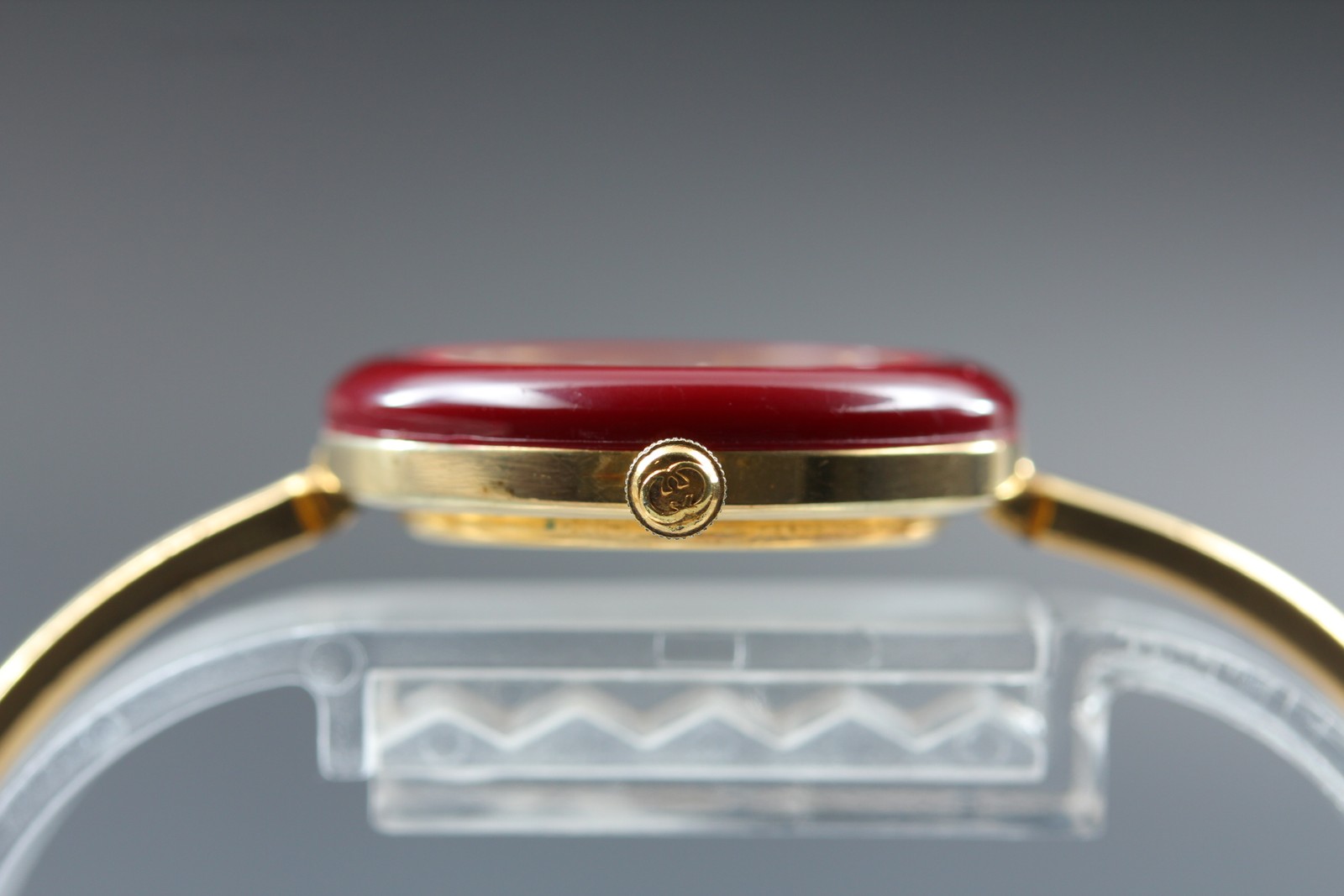 [Exc+5] Gucci Change Bezel 1100L Quartz Burgundy Women’s Vintage Luxury Watch