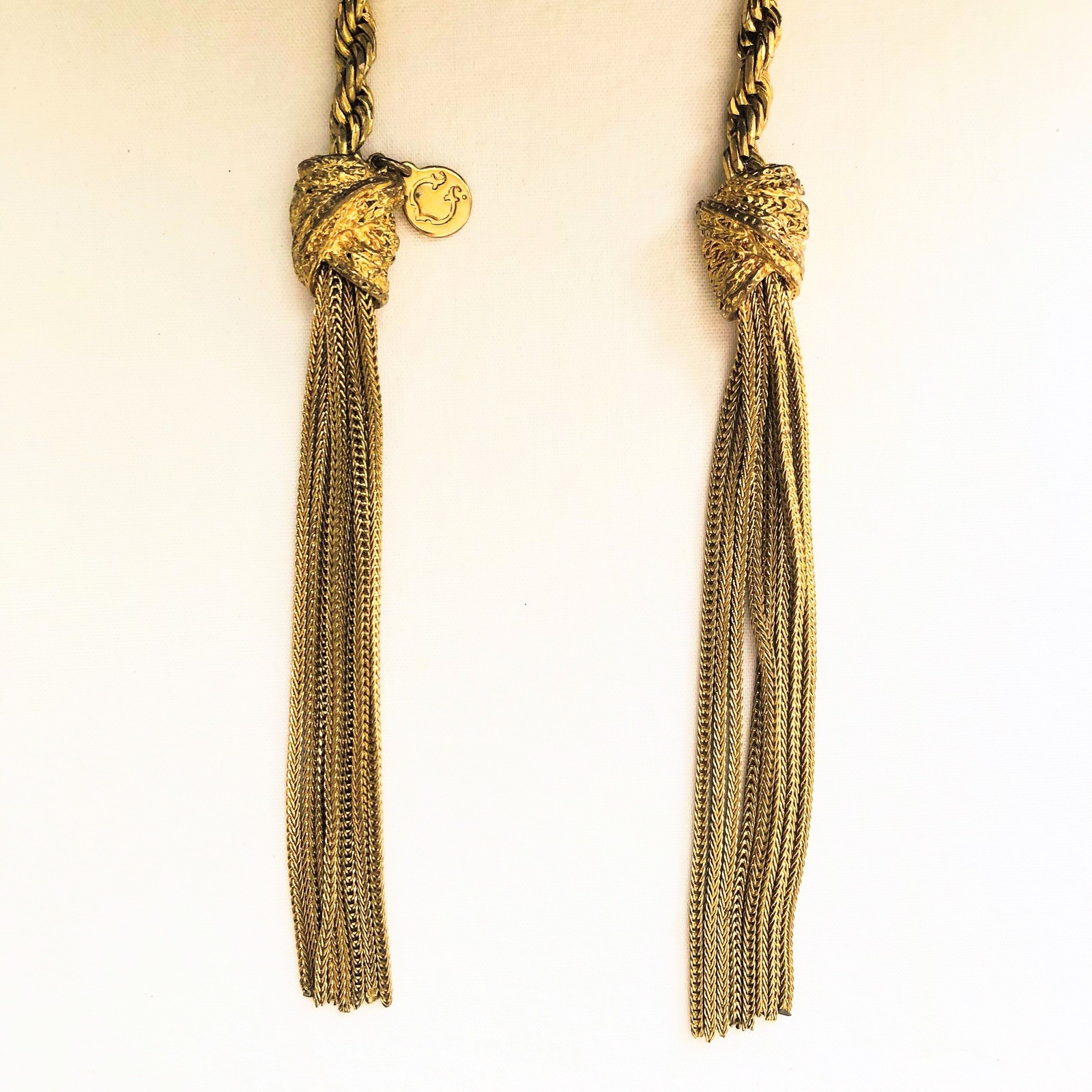 Sautoir Tassel Draping Necklace Flapper Art Deco Style Wedding Jewelry Gift 55”