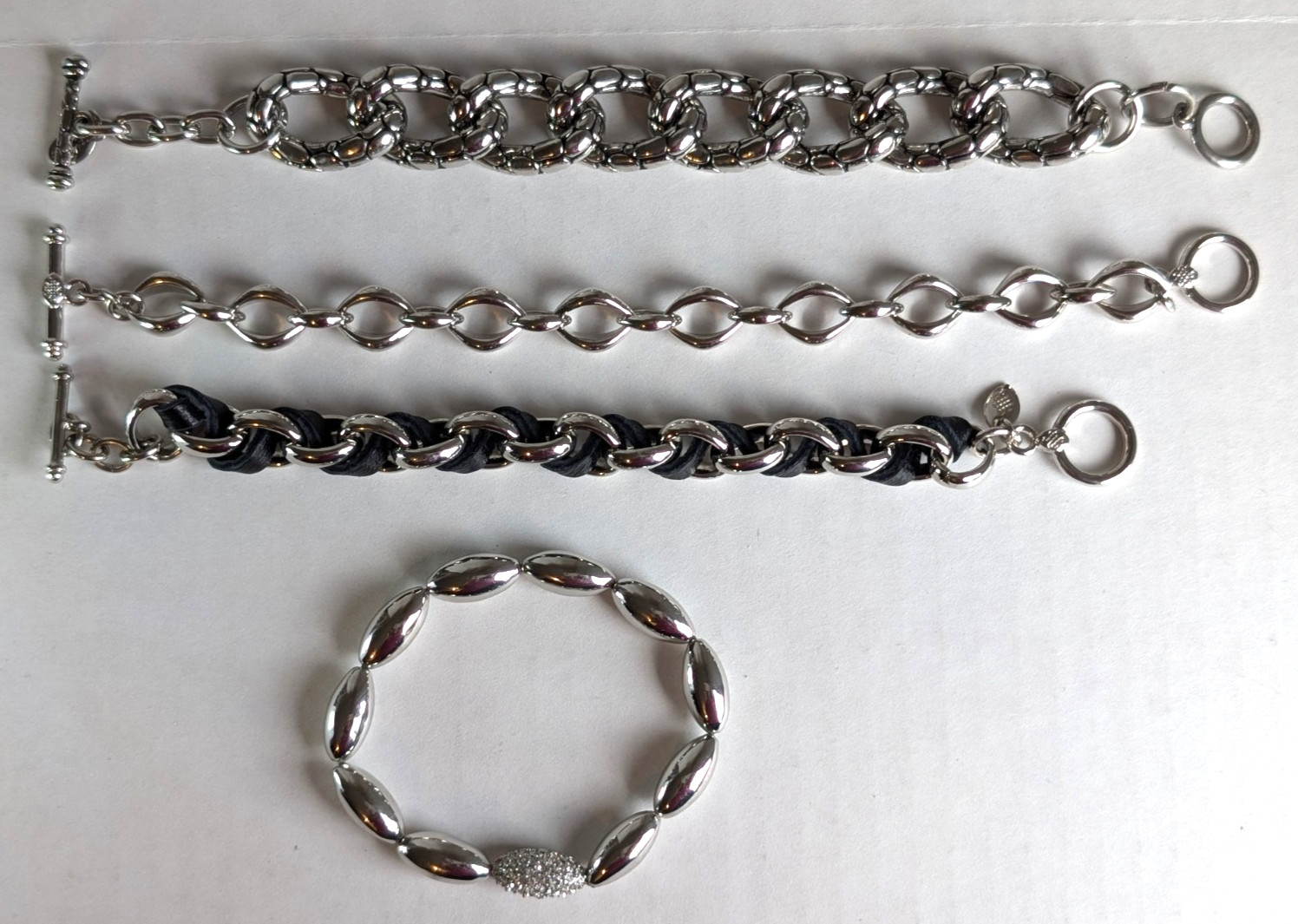 4 Pc Jewelry Lot Park Lane Lulu Avenue Bracelets Stretch Toggle HIGH QUALITY