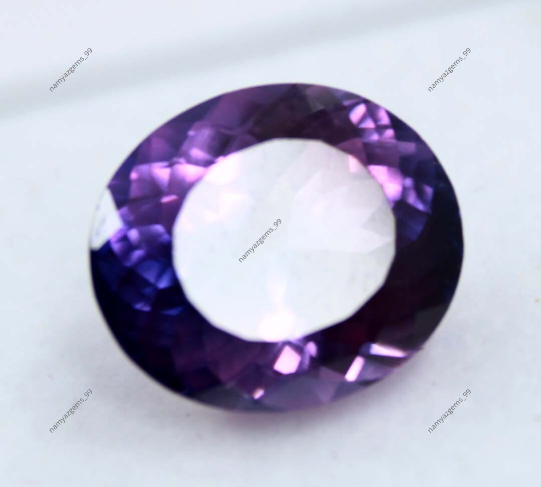 6 Ct Extremely Rare Natural Purple Tanzanite Oval Certified Loose Gemstone