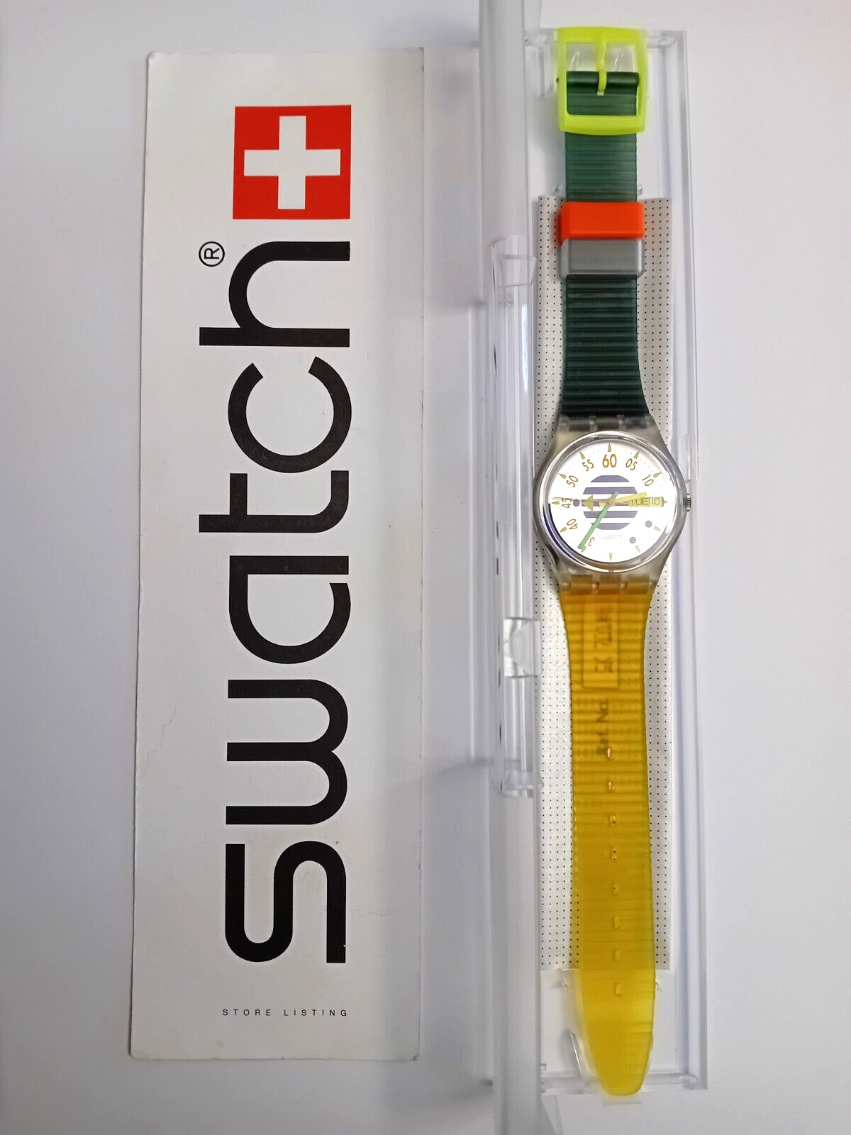 Swatch Gent New High Pressure GK701 1992 Vintage Wrist Watch 90s NOS