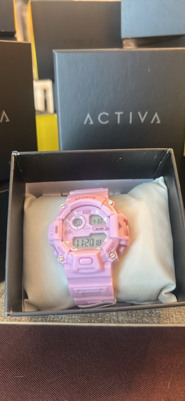 ACW532-006 Activa By Invicta Digital Essentials Women’s Watch Lilac 42mm