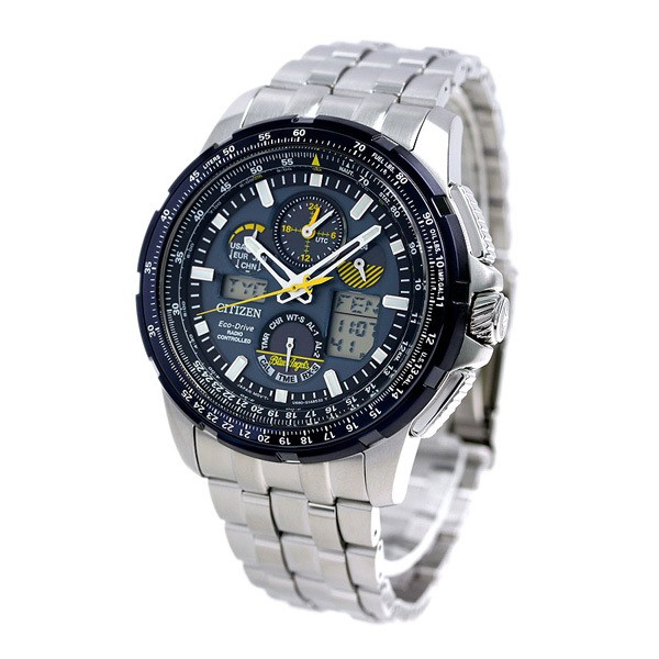 Citizen Sky U680 Blue Angels Eco Drive Radio Wave AT8020 54L Promaster Watch