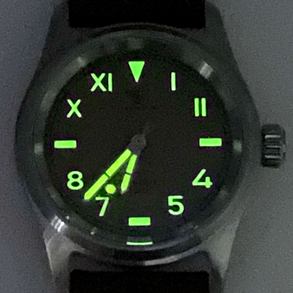 Tandorio 36mm Retro Pilot Sapphire California Dial NH35A 200m Diving Men Watch