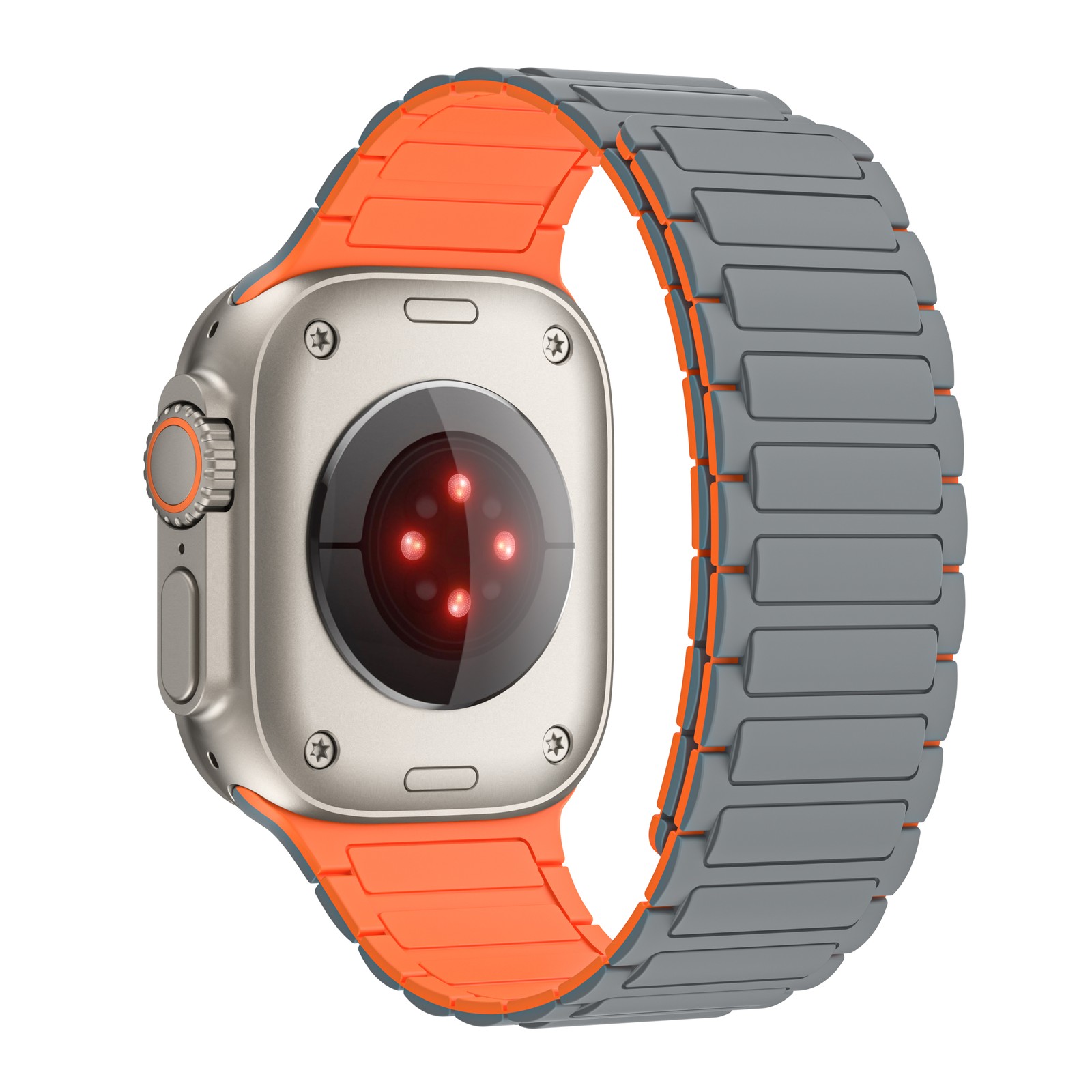 For iWatch Series 11 10 9 8 7 6 1 Ultra Magnetic Silicone Replacement Wristband
