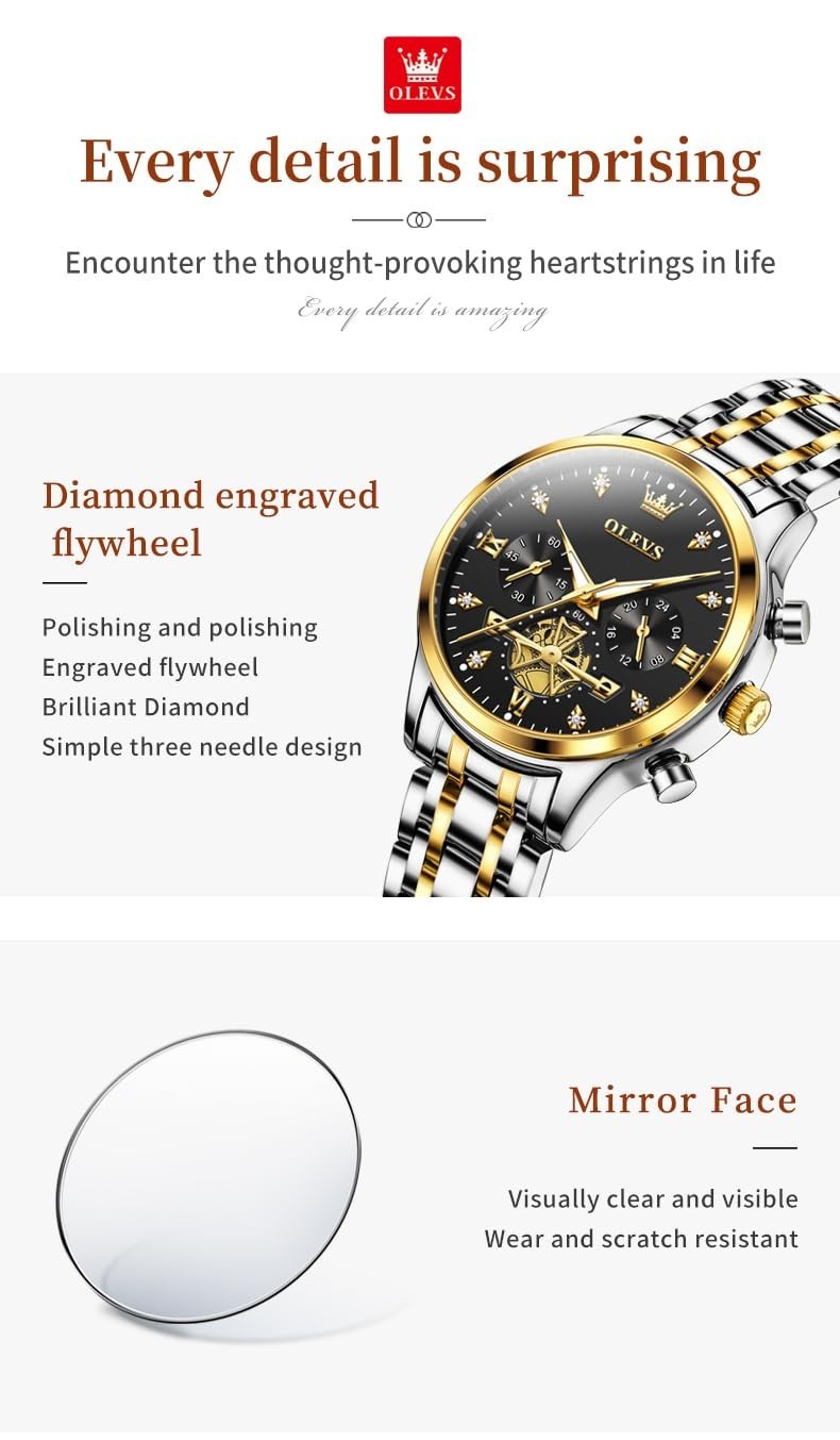 Luxury Women’s Stainless Steel Watch – Easy to Read, Small Wrists, Multiple Colo