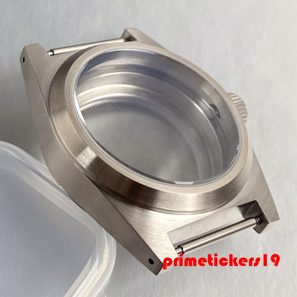 Fit NH35 NH36 NH38 AR Sapphire 20BAR 38mm Dive Watch Case Transparent Glass Back