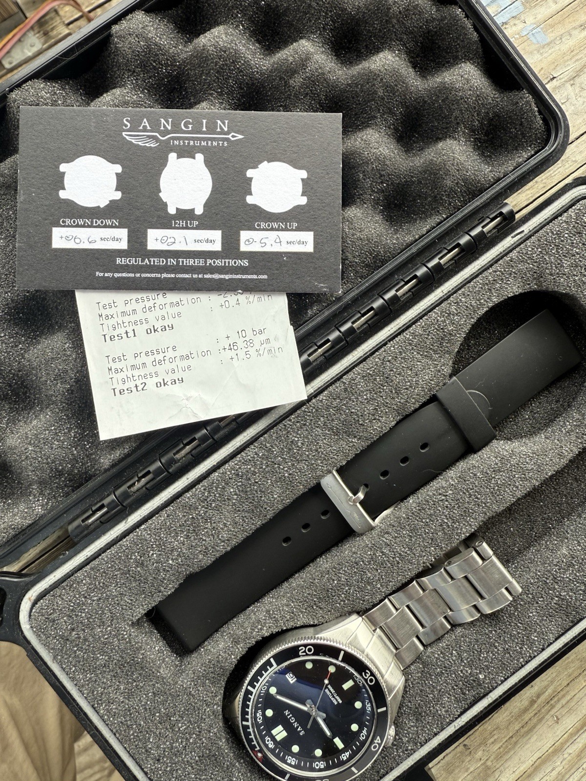 Sangin Instruments Neptune DIVER. COMPLETE SET