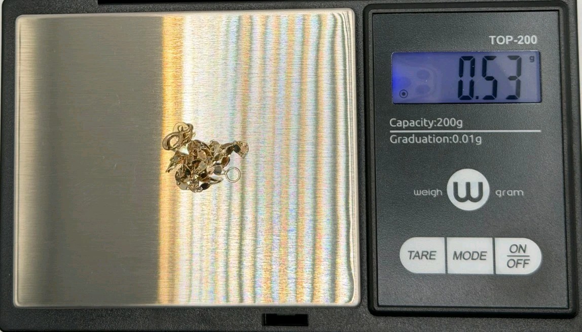 10K Solid Gold Diamond Cut Station Bracelet 7.5″ – Pulsera Oro Solido 10K