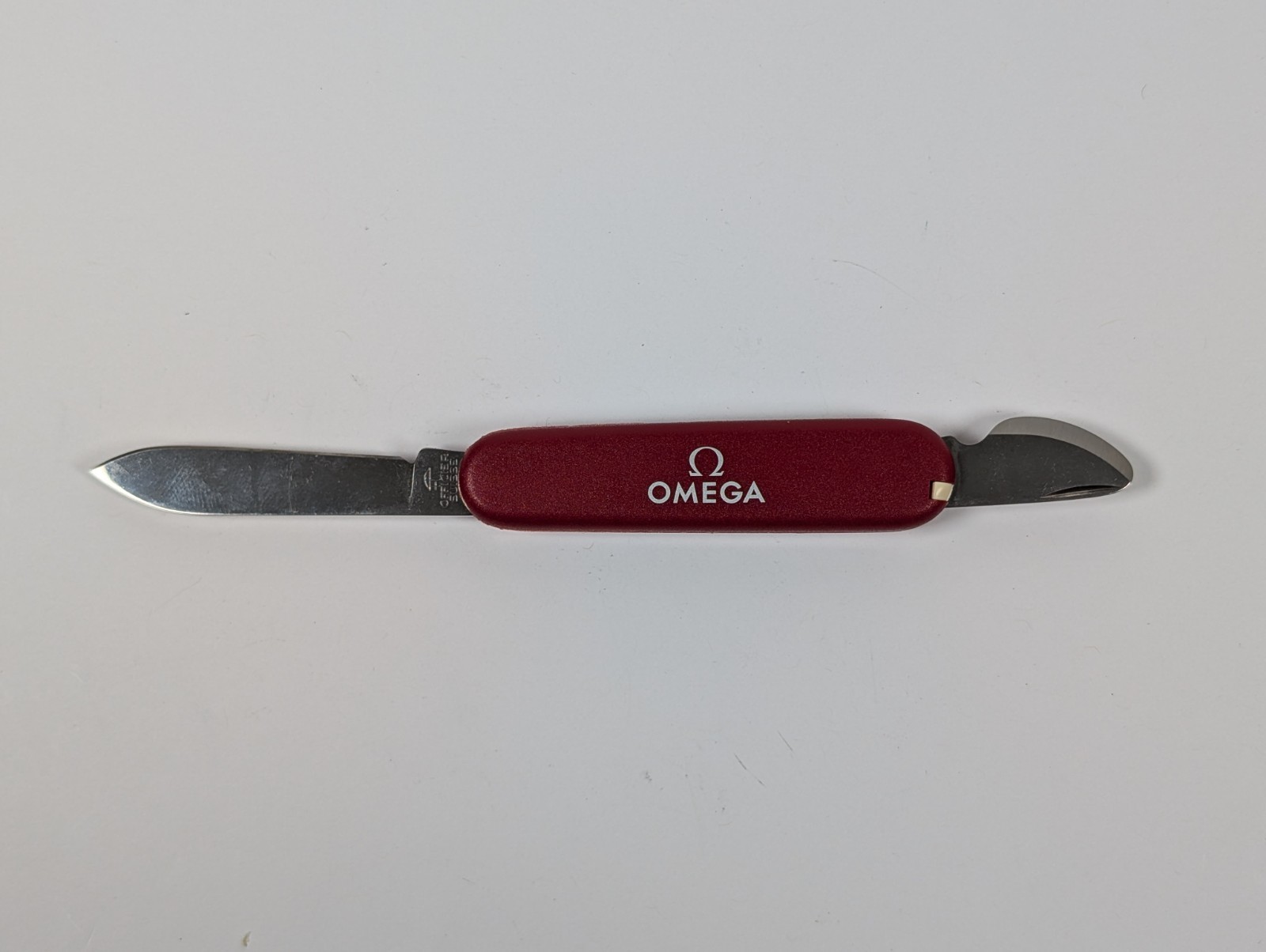 Vtg Victorinox OMEGA Swiss Army Watch Knife 2 Blades