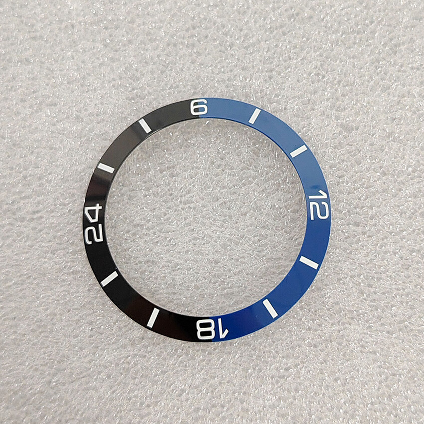 38MM Two-color Bevelled Ceramic Bezel Watch Insert Ring Inside Diameter 30.5MM