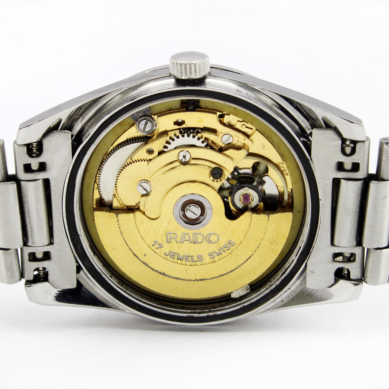 RADO Green Horse Automatic Quick Date Steel Men’s Vintage Swiss Watch Cal 2872