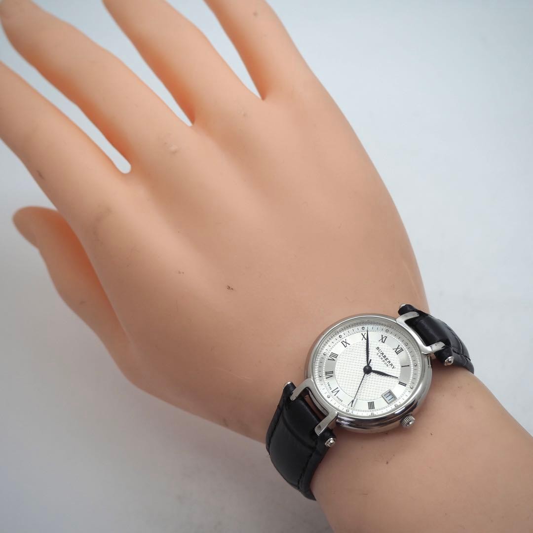 Burberry 11300G Men’s Quartz Watch Silver Date Japan Working 0713684
