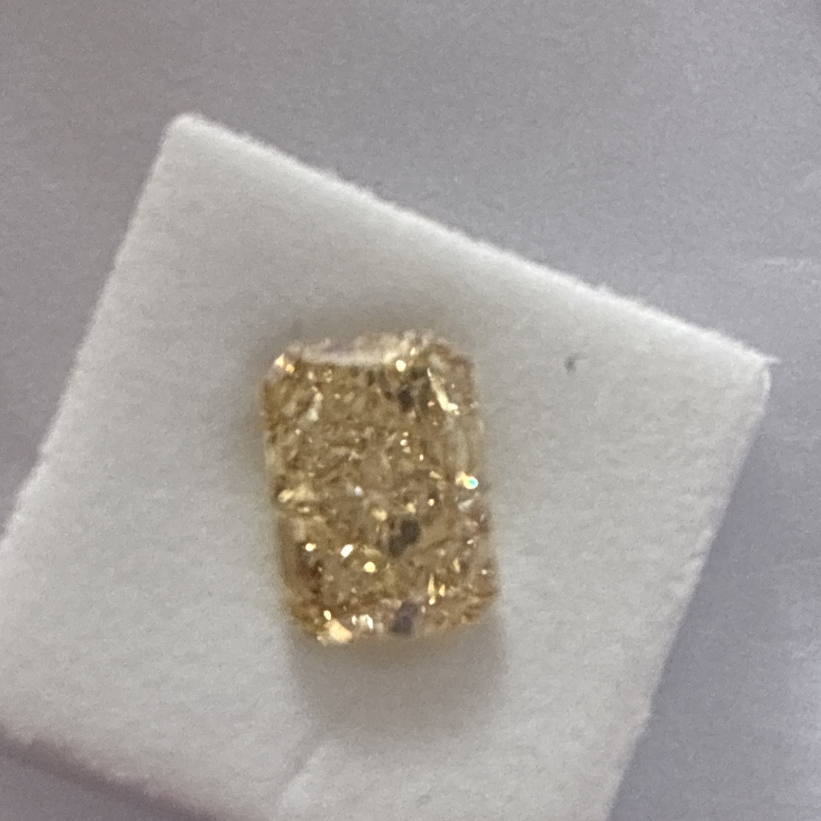 1.22 Ct Lab Grown Fancy Intense Yellow Diamond VS1 IGI Certified
