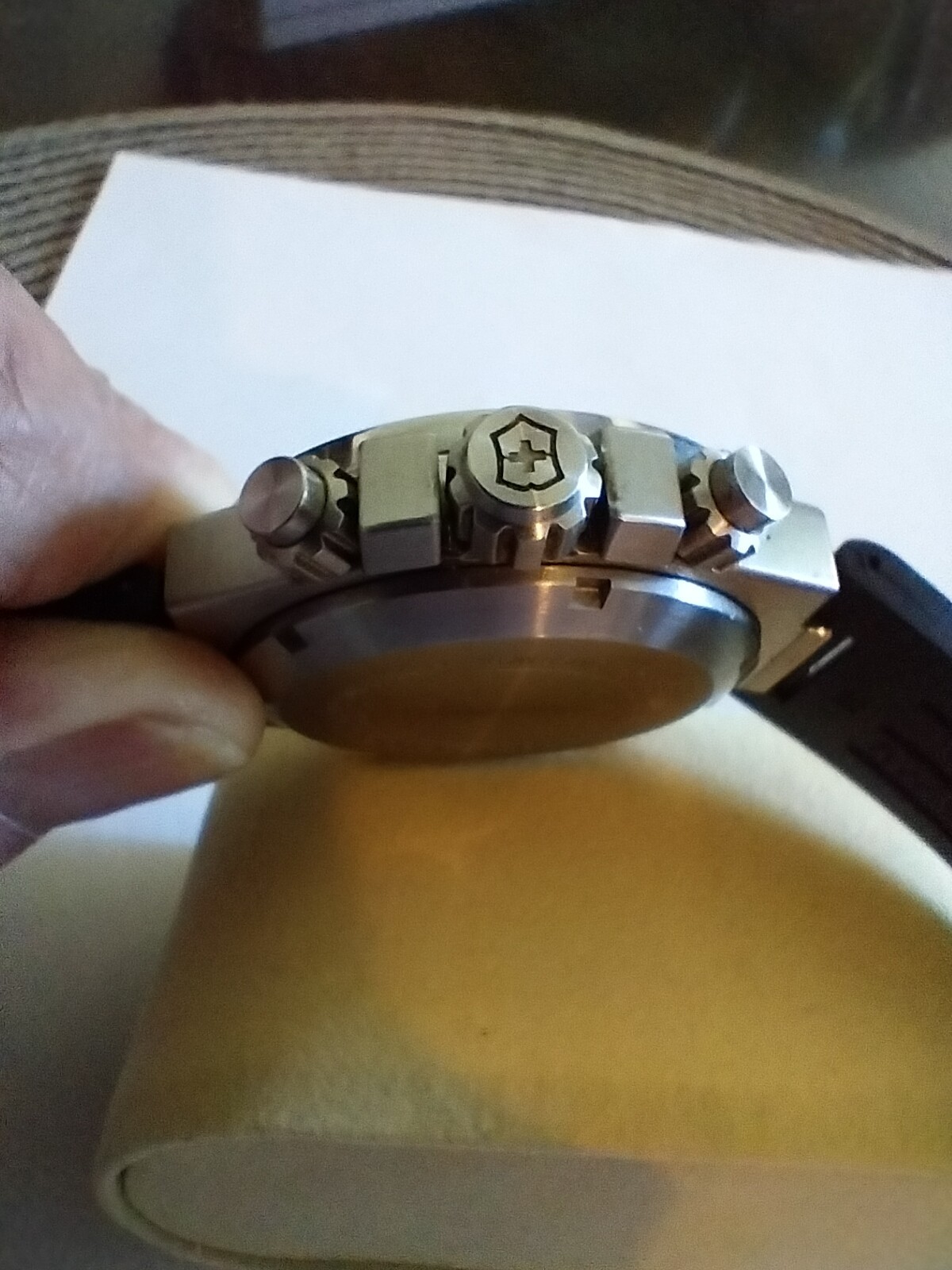 Beautiful Swiss Army Convoy Chronograph 241159. New Battery. 40-41mm X 12.9mm