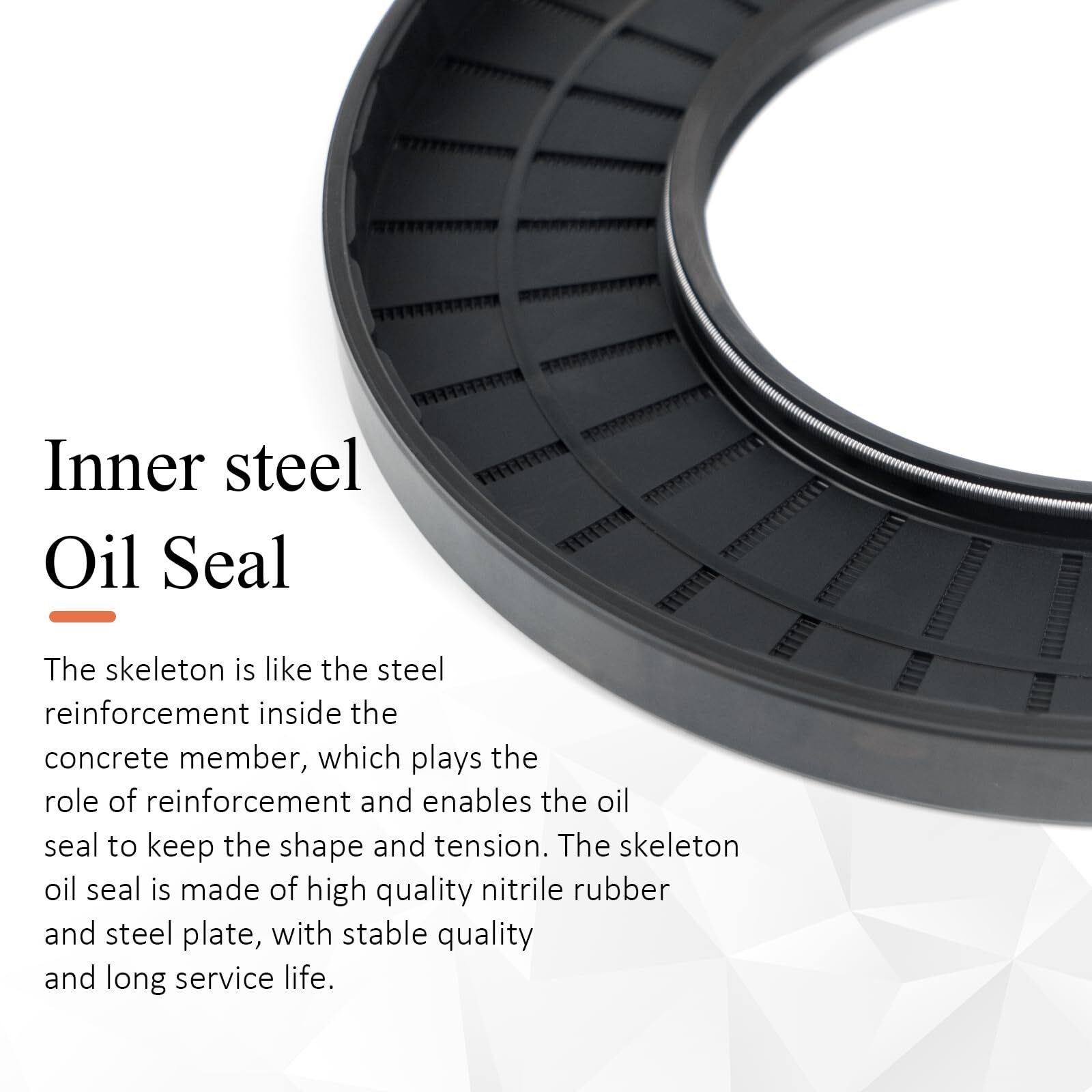 Oil Seal 15mm / 16mm / 17mm ID Rotary Shaft Double Lip R23/TC TTO All Depths NBR