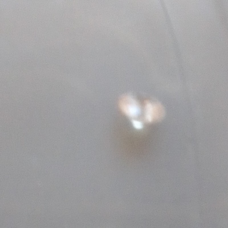 White/Colorless Transparent Round Cut Faceted Loose Glass Gemstone, 1 Piece