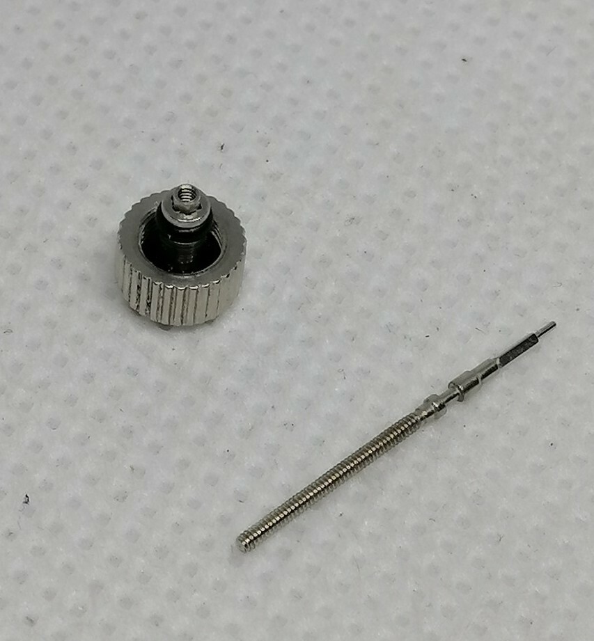029 SEIKO CROWN AND STEM FOR MEDIUM SIZE DIVER’S SKX013, SKX015 7S26 0030