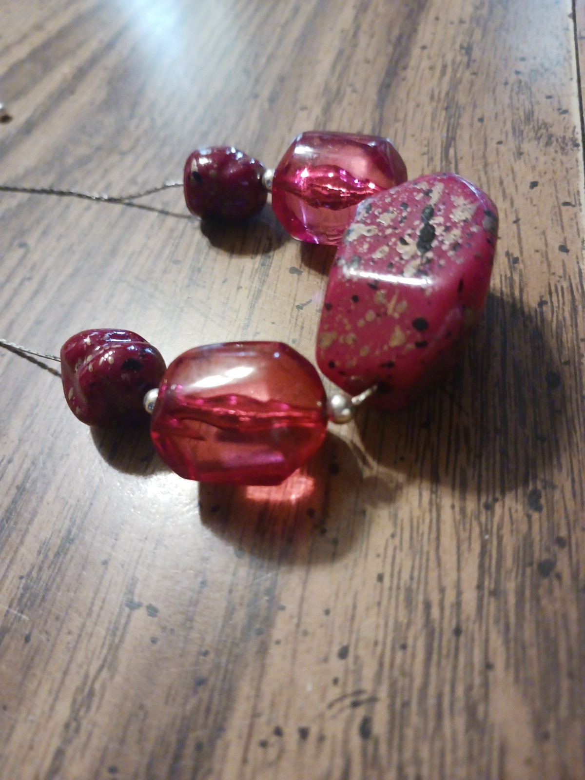 Stone & Gem Necklace 21 Inches