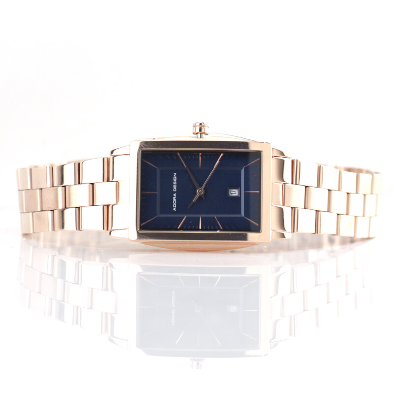 Adora Design Wristwatch Stainless Steel IP Rose Gold AD8398 3 Bar NEW