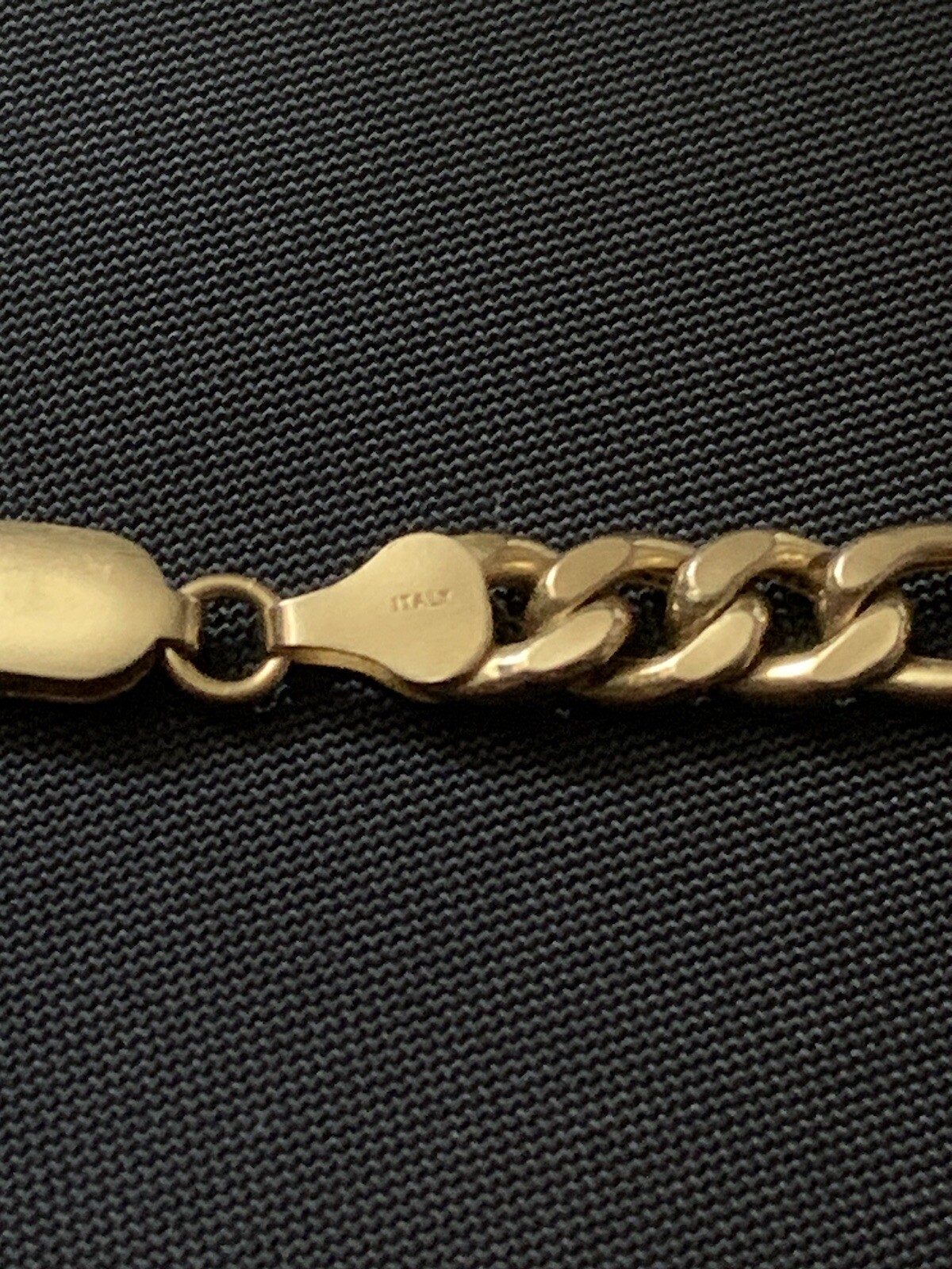 ✨RARE 14K SOLID YELLOW GOLD FIGARO LINK CHAIN NECKLACE APPROX 7MM 30G CLASSIC✨